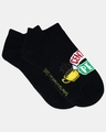 Shop Pack of 2 Friends theme Lowcut Black Socks for Women-Full
