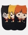 Shop Pack of 3 Harry Potter Gift Pack for Men Lowcut/Crew Socks-Front