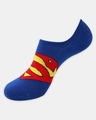Shop Pack of 3 Men's Justice League Cotton Sneaker Socks-Full