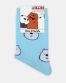 Shop Pack of 3 We Bare Bears High ankle Socks Combo For Women-Design