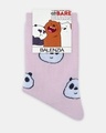 Shop Pack of 3 We Bare Bears High ankle Socks Combo For Women