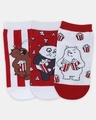 Shop Pack of 3 We Bare Bears Low Cut Socks Combo For Women-Front