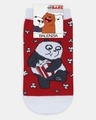 Shop Pack of 3 We Bare Bears Low Cut Socks Combo For Women-Full