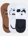 Shop Pack of 3 Women's We Bare Bears Loafer Socks-Front