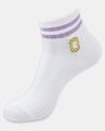 Shop Pack of 2 Friends theme High Ankle White Socks for Women-Design