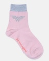 Shop Pack of 2 Justice League Wonder Woman Stud Styled Free Size High Ankle Socks