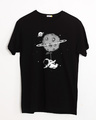 Shop Balloon Planet Half Sleeve T-Shirt-Front