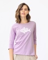 Shop Bangali Mach Round Neck 3/4th Sleeve T-Shirt-Front