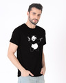 Shop Banksy Panda Half Sleeve T-Shirt-Design