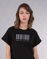 Shop Barcode One Of A Kind Boyfriend T-Shirt-Front
