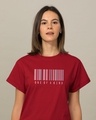 Shop Barcode One Of A Kind Boyfriend T-Shirt-Front