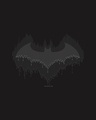 Shop Bat Drip Half Sleeve T-Shirt (BML) Black-Full