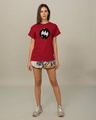 Shop Batman Applique Boyfriend T-Shirt (BML)-Full