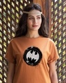 Shop Batman Applique Boyfriend T-Shirt (BML)-Front