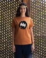 Shop Batman Applique Boyfriend T-Shirt (BML)-Full