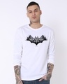 Shop Batman Building Full Sleeve T-Shirt (BL)-Front
