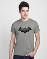 Shop Batman Building Half Sleeve T-Shirt (BL)-Front