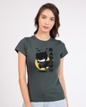 Shop Batman Chibi Half Sleeve T-shirt (BML)-Front