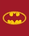 Shop Women's Red Batman Classic Logo Graphic Printed Boyfriend T-shirt-Full
