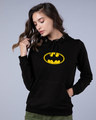 Shop Batman Classic Logo Fleece Hoodie (BML)-Front
