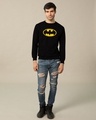 Shop Batman Classic Logo Fleece Light Sweatshirt (BML)-Design
