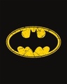 Shop Men's Black Batman Classic Logo Graphic Printed Vest-Full