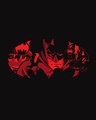 Shop Men's Black Batman Comic Grunge Graphic Printed Sweater-Full