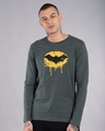 Shop Batman Dripping Full Sleeve T-Shirt (BML)-Front