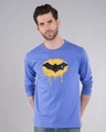 Shop Batman Dripping Full Sleeve T-Shirt (BML)-Front