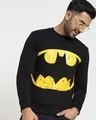 Shop Men's Black Batman Hyper Printed Sweatshirt-Front