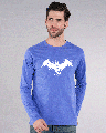 Shop Batman Intense Logo Glow In Dark Full Sleeve T-Shirt (BML) -Front