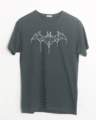 Shop Batman Line Glow In Dark Half Sleeve T-Shirt  (BML)-Front