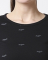 Shop Batman Minimal 3/4 Sleeves AOP T-Shirt