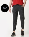 Shop Batman Minimal AOP Jogger Pants-Front