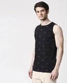 Shop Men's Black Batman All Over Printed T-shirt-Design
