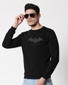 Shop Batman Outline Logo Fleece Sweatshirt-Front