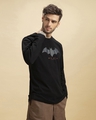 Shop Men's Black Batman Outline Logo (BML) Printed T-shirt-Design