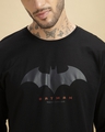 Shop Men's Black Batman Outline Logo (BML) Printed T-shirt