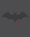 Shop Batman Outline Logo Stylised Panel Hoodie Sweatshirt (BML)-Full
