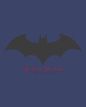 Shop Batman Outline logo Stylised Panel Sweatshirt Hoodie-Full