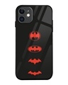 Shop Batman Premium Glass Cover for Apple iPhone 11-Front