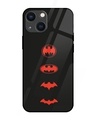 Shop Batman Premium Glass Cover for Apple iPhone 14 Plus-Front