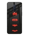 Shop Batman Premium Glass Cover for OnePlus 8-Front