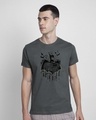 Shop Batman Sketch Half Sleeve T-Shirt (BML)-Front