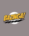 Shop Bazinga Sheldon Half Sleeve Camo T-Shirt Grey Camo -Full