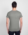 Shop Bazinga Sheldon Half Sleeve T-Shirt Meteor Grey-Design