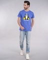 Shop Be A Hero Panda Half Sleeve T-Shirt-Full