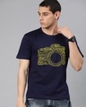 Shop Camera Typography Half Sleeve T Shirt For Men-Front