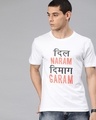 Shop Dil Naram Dimag Garam Half Sleeve T Shirt For Men-Front