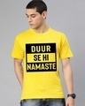 Shop Duur Se Hi Namaste Half Sleeve T Shirt For Men-Front